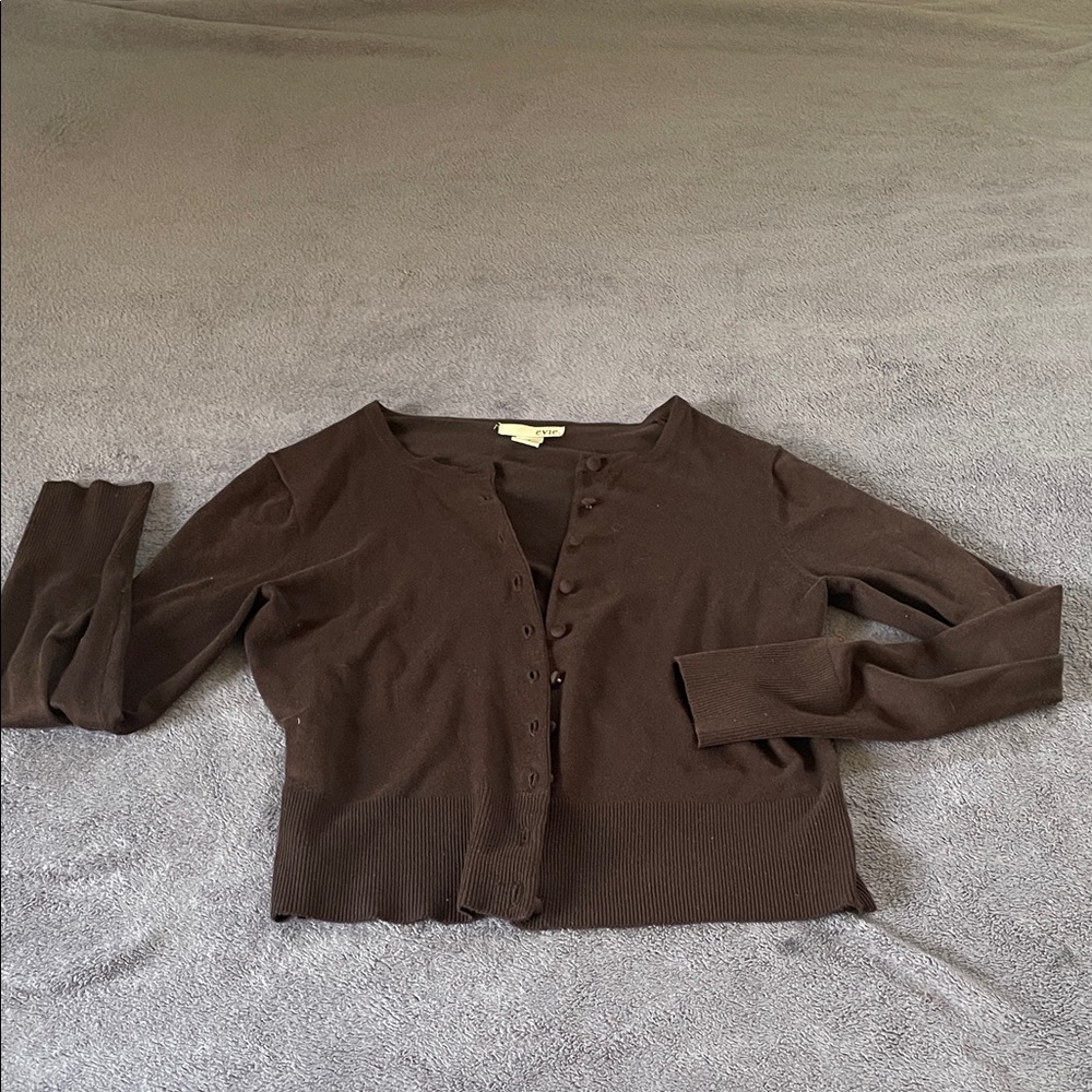 EVIE Chocolate Knit Top